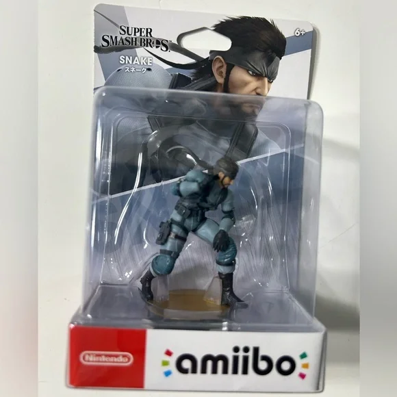 Nintendo - Super Smash Bros. - Metal Gear Solid - Snake Amiibo - 📦🐍🔫 - Picture 1 of 4
